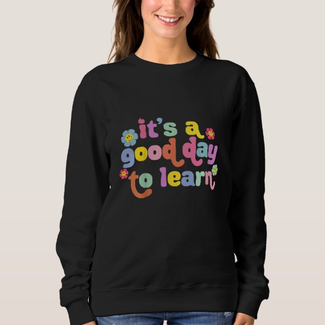 Kids It's A Good Day To Learn Read T Shirt (Framsida)