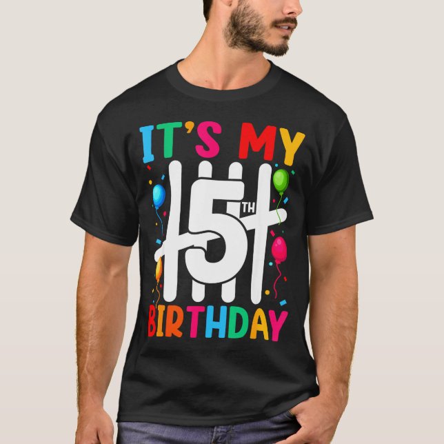 Kids It's My 5th Birthday 5 Five Birthday Boys Gir T Shirt (Framsida)