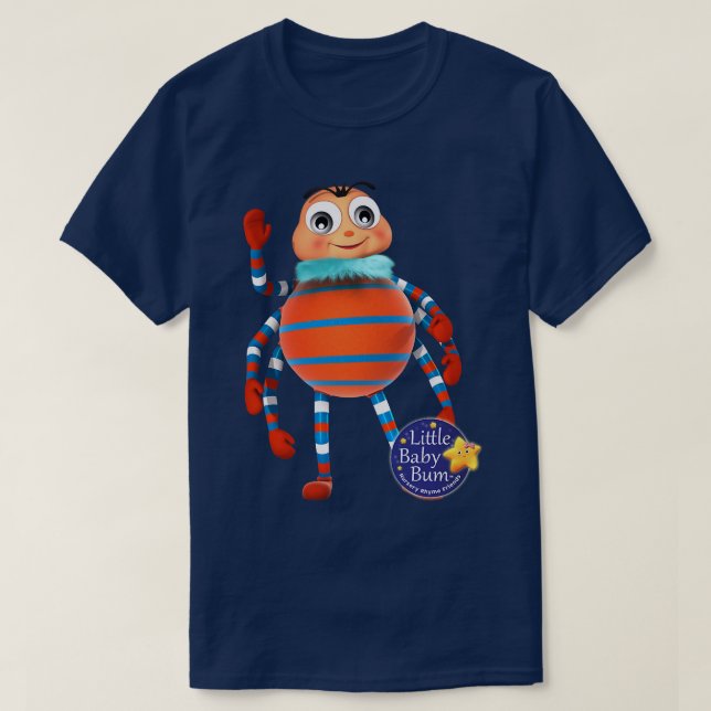 Kids Itsy Bitsy SpiderLittle Baby Bum T Shirt (Design framsida)