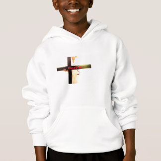 Kids Jesus Följ mig Sweatshirt Hoodie T Shirt