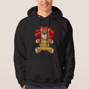 Kids Jesus Kärlek Me Christian Jesus För barn Hoodie