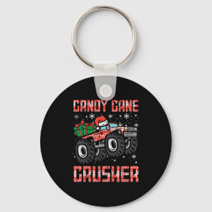 Kids jul Candy cane Crusher Julafton Monster Tru Nyckelring