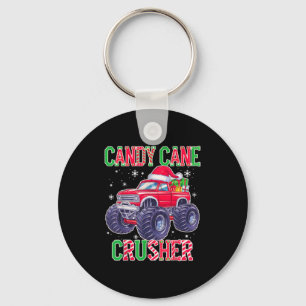 Kids jul Candy cane Crusher Julafton Monster Tru Nyckelring
