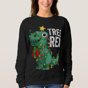 Kids jul Dinosaur Träd Rex Pajamas Småbarn B T Shirt
