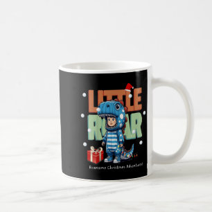 Kids jul Roar Dinosaur Kids Boys Julafton Gift Kaffemugg
