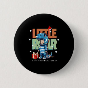 Kids jul Roar Dinosaur Kids Boys Julafton Gift Knapp