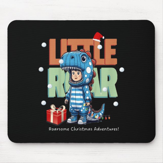 Kids jul Roar Dinosaur Kids Boys Julafton Gift Musmatta (Framsidan)
