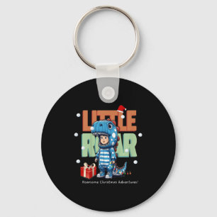 Kids jul Roar Dinosaur Kids Boys Julafton Gift Nyckelring