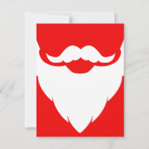 Kids julfestinbjudan vit och röd