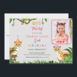 Kids Jungle Safari Tiger Theme Birthday Inbjudningar<br><div class="desc">Gå ut på en äventyrlig resa in i vilden med vår Kids Jungle Safari Tiger Theme Birthday-inbjudan! Genom att kalla alla djur i party för att gå med i upphetsningen, sätter den här inbjudan in ett stadium för en spännande safari-matad födelsedagskalas. Vare sig det är en första födelsedag Party eller...</div>