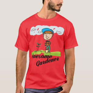 Kids Junior GardenerBoys Girls Child Youth Gardeni T Shirt