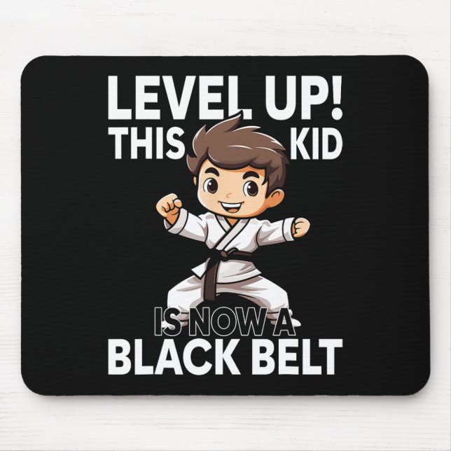 Kids Karate Uniform Black Belt Award  Musmatta (Framsidan)