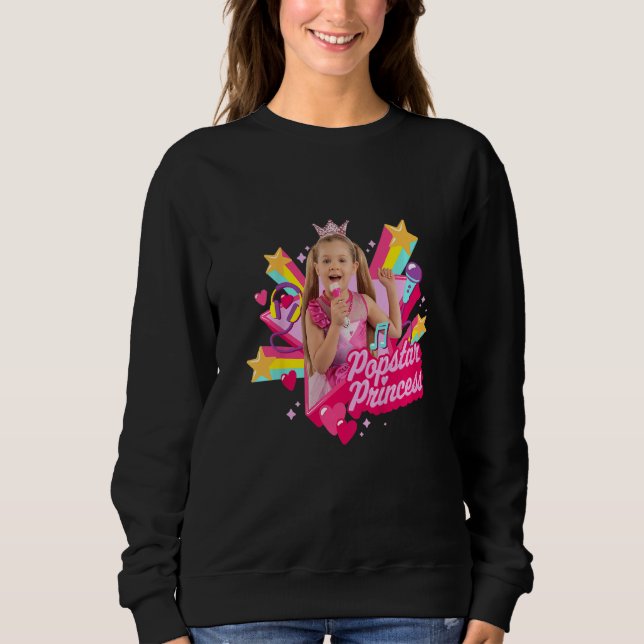 Kids Kärlek Diana Popstar Princess Kids T Shirt (Framsida)