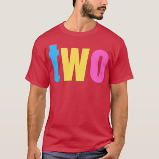 Kids Kids Girl two Year Old 2nd Birthday Toddler 2 T Shirt