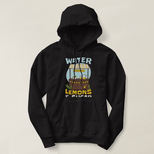 Kids Kids Lemonade stand Lemon Juice Hoodie (Design framsida)