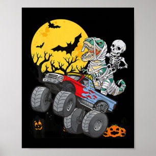 Kids Kids Skeleton Monster Lastbil Måne Candy Todd Poster