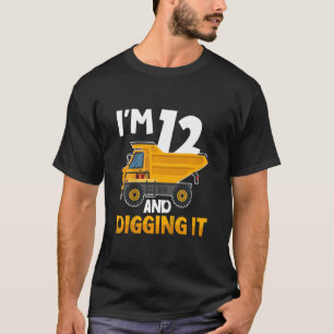 Kids Kids Tolv födelsedag 12 år 12:e B T Shirt