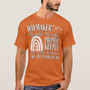Kids Kids Waymaker Miracle Worker Rainbow, Christi T Shirt