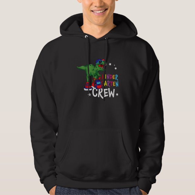 Kids Kinder Garten Crew  Back To School Hoodie (Framsida)