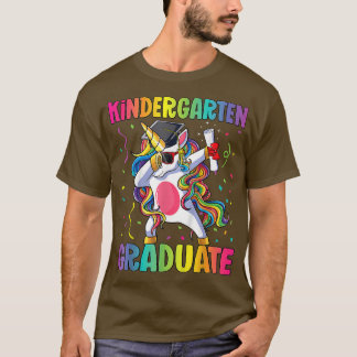 Kids Kindergarten Studenten Dab Dabbing Unicorn T Shirt
