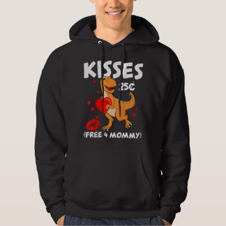 Kids Kisses 25 cent Småbarn Boy T-rex Son Dinosaur Hoodie