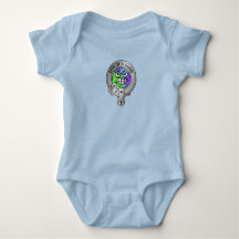 Kids Klan Gunn Vapensköld & Tartan Baby Bodykostym