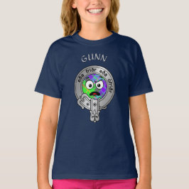 Kids Klan Gunn Vapensköld & Tartan T-Shirt