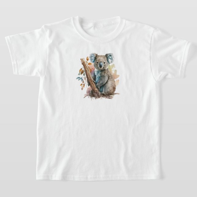 Kids Koala Bear T-Shirt (Laydown)