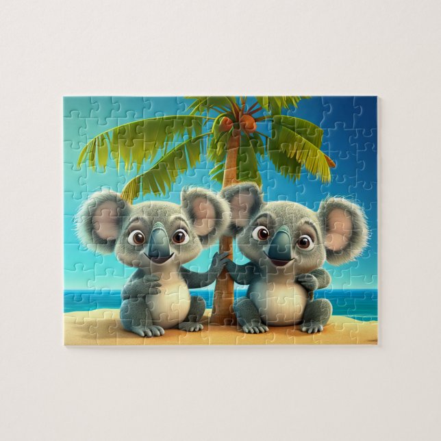 Kids Koalas Jigszawa Puzzle - Tropical Pussel (Horisontell)