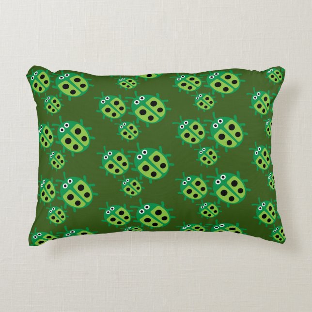 Kids ladybird Ladybug Prydnadskudde (Framsidan)