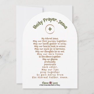 Kids Large (5"x7") FOL Prayer Card Inbjudningar