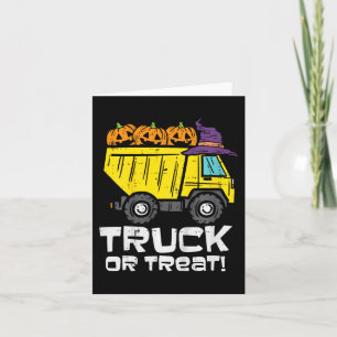Kids Lastbil eller Treat Halloween Costume Småbarn Kort