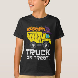 Kids Lastbil eller Treat Halloween Costume Småbarn T Shirt