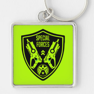 Kids Leksak Dart Gun Battle Fyrkantig Silverfärgad Nyckelring