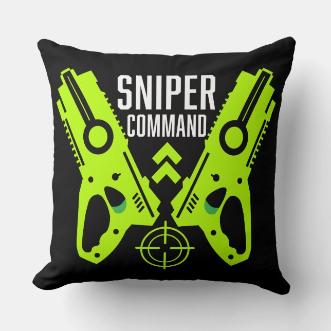 Kids Leksak Gun Battle Gift Kudde (Framsida)