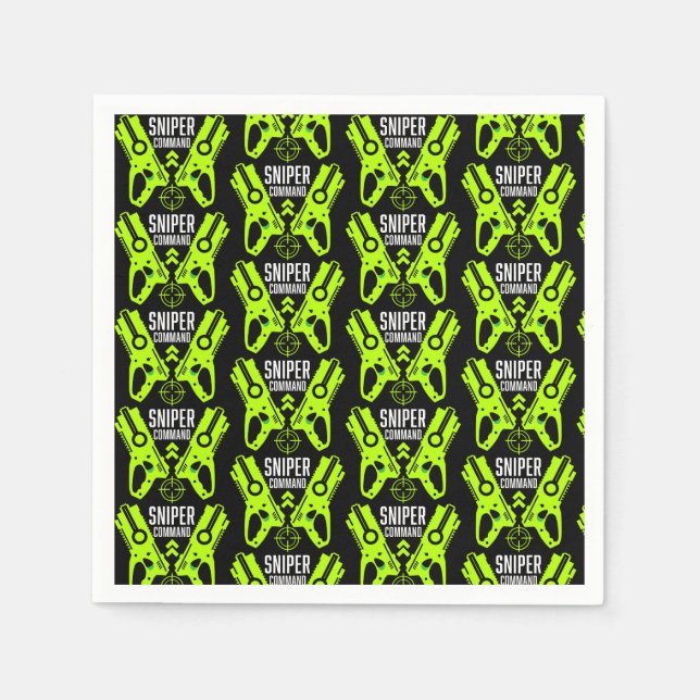 Kids Leksak Gun Battle jul Pappersservett (Framsidan)