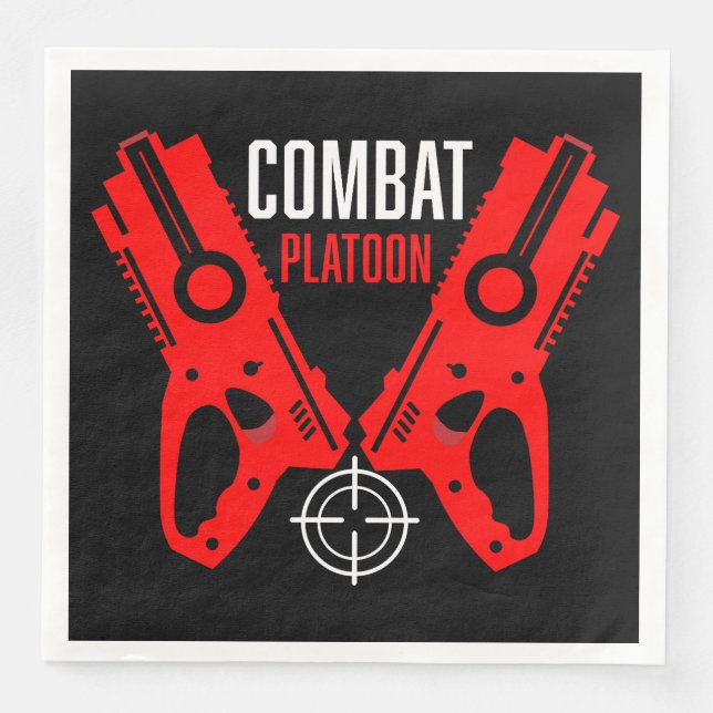 Kids Leksak Gun Battle jul Pappersservett (Framsida)