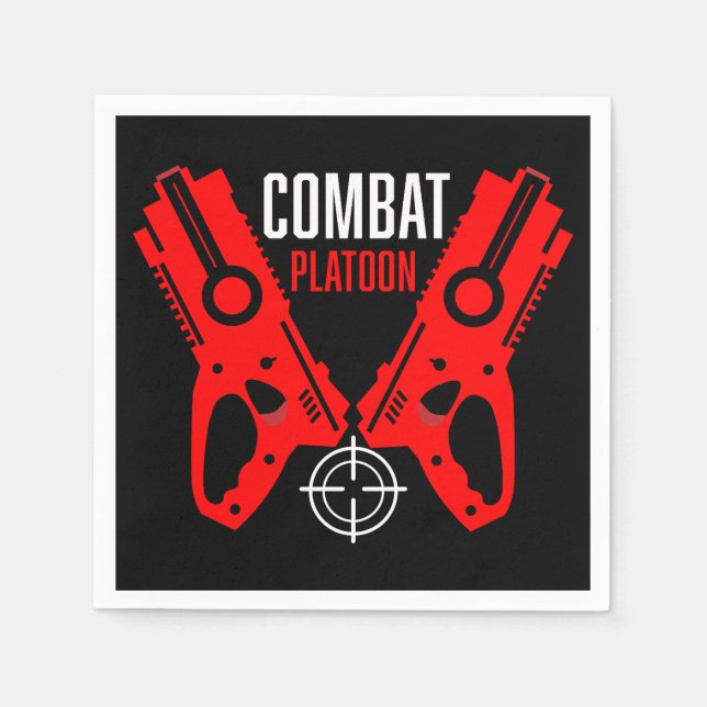 Kids Leksak Gun Battle jul Pappersservett (Framsidan)