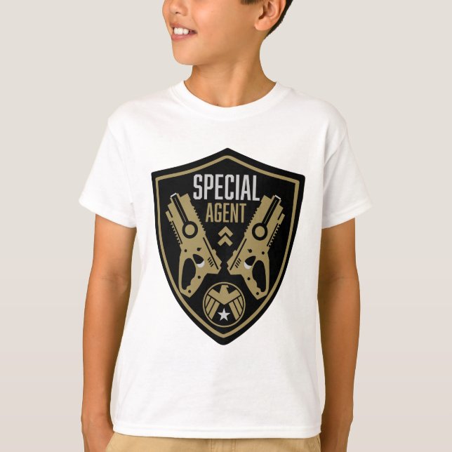 Kids Leksak Gun Battle jul T Shirt (Framsida)