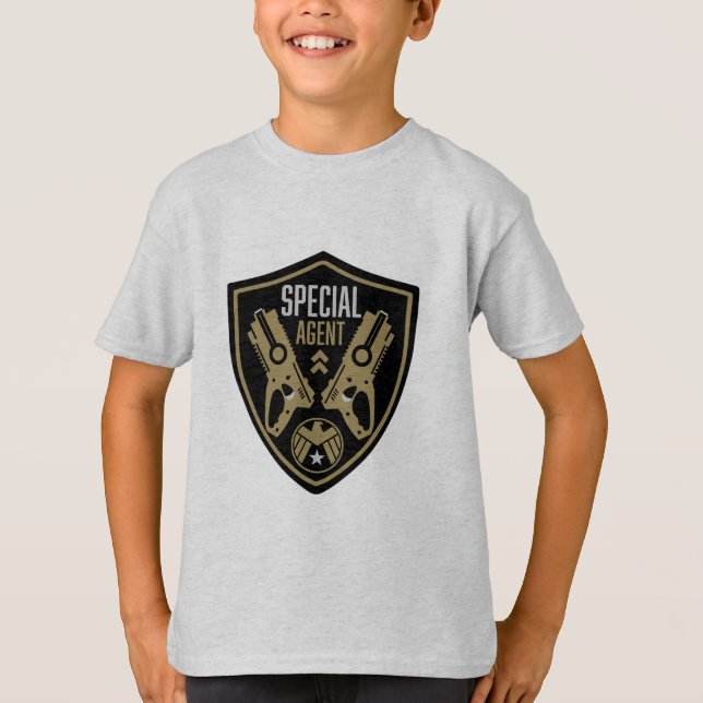 Kids Leksak Gun Battle jul T Shirt (Framsida)