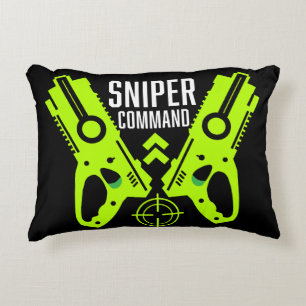 Kids Leksak Gun Battle Sniper Prydnadskudde