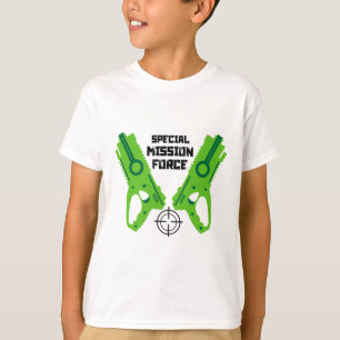 Kids Leksak Gun har slagit jul och födelse T Shirt