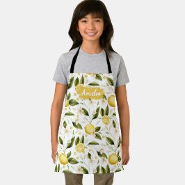 Kids Lemon Personlig Apron, Cook Baking BBQ