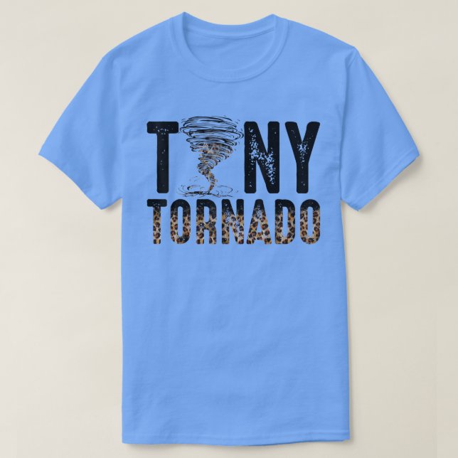 Kids Leopard Tiny Tornado Cute Baby Children Toddl T Shirt (Design framsida)