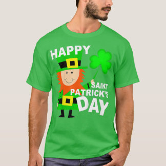 Kids Leprechaun Gift for Boys Girls Happy Saint T Shirt