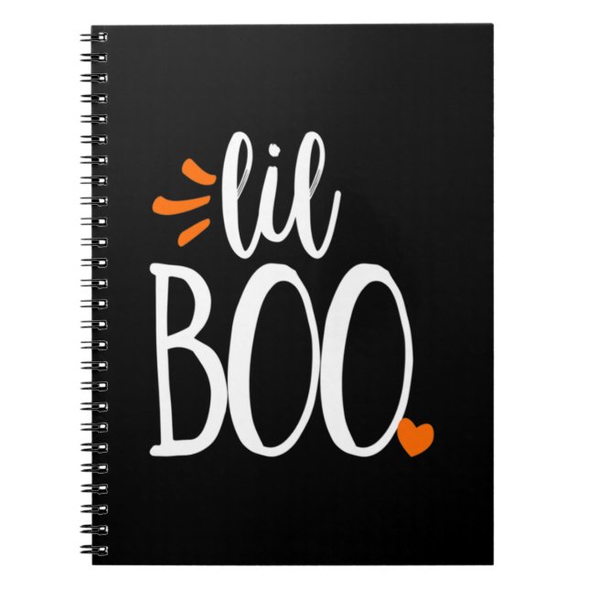 Kids lil boo lille söt halloween spöket party anteckningsbok (Framsidan)