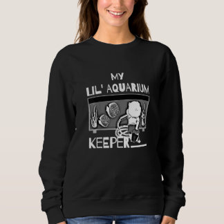 Kids Little Aquarium Keeper Childrens Mamma Pappa  T Shirt