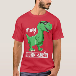 Kids Little Brothersaurus Rex Småbarn Boy Dinosaur T Shirt
