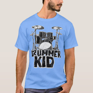 Kids Little Drummer Fantastisk Drum Kit for young  T Shirt
