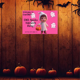 Kids Little Spooks Halloween fest Poster
